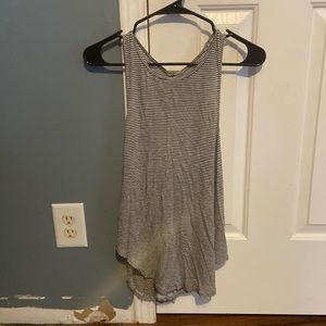 Distressed American Eagle Tank top with open back.